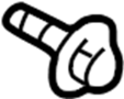 View Seat Belt Lap and Shoulder Belt Bolt (Upper) Full-Sized Product Image