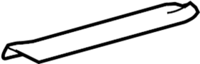 Image of Plate. Sill. Scuff. (Rear). Door Sill Plate. image for your 2024 Toyota GRAND HIGHLANDER   