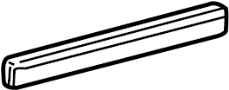 View Window Regulator Rail Bracket (Rear) Full-Sized Product Image
