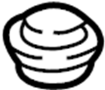 View Suspension Strut Mount Cap (Rear, Upper) Full-Sized Product Image