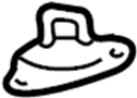 Image of Liftgate Lock Striker Plate (Lower) image for your 2014 Toyota Sequoia   