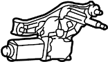 Image of Back Glass Wiper Motor (Rear) image for your 2001 Toyota Highlander   