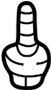 View Screw. Bolt. Support. (Upper) Full-Sized Product Image