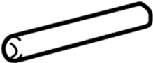 Image of Bumper. Bar. (Right, Rear). Bumper Cover Stop. image for your 2014 Toyota Camry  LE SEDAN 