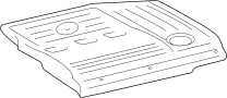 Image of Engine Cover image for your 2012 Toyota Sienna  Base Mini Cargo Van 