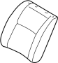 Image of Seat Back Cushion Cover (Rear) image for your 2015 Toyota Corolla   