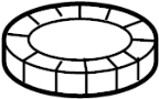 Image of Fuel Tank Lock Ring image for your 2013 TOYOTA HIGHLANDER Hybrid