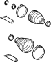 Image of CV Joint Boot Kit (Rear). A kit of one or multiple. image for your 2007 Toyota Sienna  XLE Mini Passenger Van 