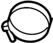 View Clamp. Hose. Air. (Upper) Full-Sized Product Image