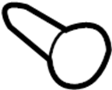 Image of Door Seal Clip (Front, Lower) image for your 2012 Toyota 4Runner   