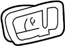 Image of Interior Door Handle Trim image for your 2021 TOYOTA HIGHLANDER