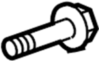 View Suspension Strut Bolt Full-Sized Product Image