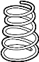 Image of Coil Spring (Rear) image for your 2016 Toyota Highlander   