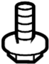 View Screw. Bolt. Support. (Upper) Full-Sized Product Image