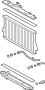 Image of Radiator (Left) image for your 2008 Toyota Highlander  Limited Sport Utility 
