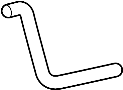Image of Radiator Coolant Hose (Upper, Lower) image for your 2008 Toyota Highlander  Limited Sport Utility 