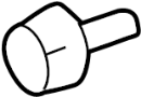 Image of Bolt. Pulley. (Rear). A threaded rod with a. image for your 2019 Toyota Highlander   