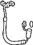 Image of A/C Refrigerant Suction Hose image for your 2005 TOYOTA CAMRY LE