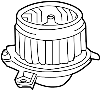 Image of Motor. Blower. HVAC. Fan. HVAC Blower Motor. image for your 2015 Toyota Corolla   