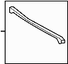 Image of Hood Seal (Right, Front, Upper) image for your 2005 TOYOTA CAMRY LE 2400CC 16-VALVE DOHC EFI, AUTOMATIC  4-SPEED