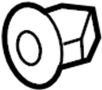 View Grommet. Molding.  Full-Sized Product Image