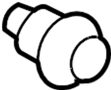 View Molding. Clip. Retainer. (Upper, Lower) Full-Sized Product Image
