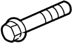 Image of Bolt. Belt. Alternator. (Lower). Alternator Bolt. Seat. image for your 2000 Toyota Camry   