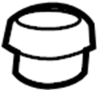 Image of Radio Antenna Base Nut image for your 2000 Toyota Tacoma  DLX Standard Cab Pickup Fleetside 