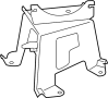 Image of ABS Modulator Bracket image for your 2011 Toyota Matrix 2.4L M/T AWD S Wagon 