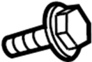 Image of Bolt. A screw that is used to. image for your 2014 Toyota Corolla   