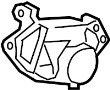 Image of Engine Mount Bracket (Front, Rear, Upper, Lower) image for your 2012 Toyota Camry  SE SEDAN 