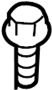 Image of Automatic Transmission Vibration Absorber Bolt. BOLT, WINDSHIELD WASHER. Dynamic damper bolt. image for your 2020 TOYOTA TACOMA