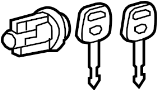 View Ignition Lock Cylinder Full-Sized Product Image