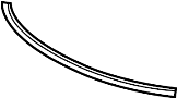 Image of Cowl. Protector. Cover Seal. grille. TOP. Side Body Trim. Cowl Cover Seal. Side. image for your 2015 Toyota Sienna   