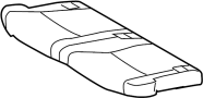 Image of COVER SUB - ASSEMBLY, NO.2. COVER, SEAT. Cushion cover. image for your 2008 Toyota Highlander  Sport Sport Utility 