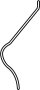 Image of Hose, Drain. Hose, Sliding Roof D. image for your 1996 TOYOTA RAV 4