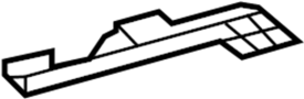 Image of PAD, GARNISH. PAD, ROOF SIDE RAIL. Trim pad. image for your 2010 TOYOTA RAV 4