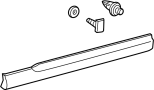 Image of Door Molding (Front, Lower) image for your 2012 TOYOTA HIGHLANDER Base