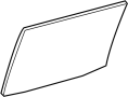 Image of Door Glass (Left, Rear) image for your 2013 TOYOTA HIGHLANDER Hybrid Limited