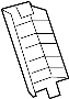 Image of Garnish, Quarter PIL. Quarter trim. (Upper) image