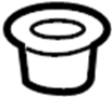Image of Interior Quarter Panel Cup Holder image for your 2007 TOYOTA HIGHLANDER