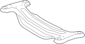 View Suspension Subframe Crossmember (Rear) Full-Sized Product Image