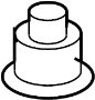 View Suspension Crossmember Insulator (Rear, Lower) Full-Sized Product Image
