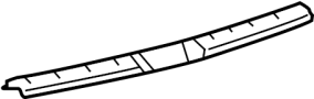 Image of Liftgate Trim Scuff Plate (Rear) image for your 2020 TOYOTA HIGHLANDER