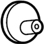 Image of Wiper. Motor. Grommet. Glass. (Rear). A rubber ring with a. image for your 2016 Toyota 4Runner 4.0L V6 A/T RWD Limited Sport Utility 