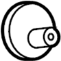 View Wiper. Motor. Grommet. Glass. (Rear) Full-Sized Product Image