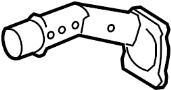 Image of Engine Coolant Thermostat Housing image for your 2008 Toyota Highlander  Hybrid Limited Sport Utility 
