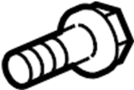 Image of BOLT, WINDSHIELD WASHER. Reservoir bolt. image for your 2008 Toyota Camry   