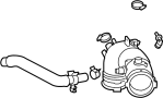 Image of Hose Assembly, Air Clean. Hose, Filter. image for your 2002 TOYOTA CAMRY XLE 3000CC 24-VALVE DOHC EFI, AUTOMATIC  4-SPEED