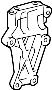 Image of Bracket. Mount. (Lower). A part that locates and. image for your 2012 Toyota Camry  Hybrid XLE Sedan 